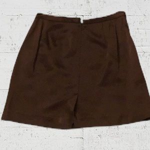 GAP Brown rayon mini skirt (Size 8)